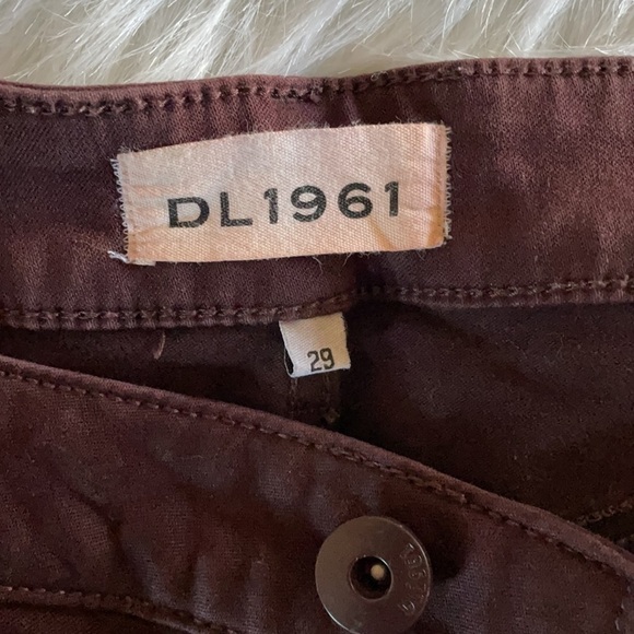 DL1961 Jeans Pant Margaux Instasculpt Skinny Purple Denim Distressed Bohemian 29 - Picture 4 of 9
